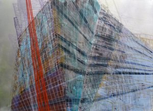 Metastructure VI, 2016 (öljy kankaalle)