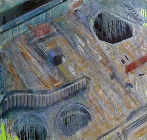 Metastructure V, 2015 (öljy kankaalle)