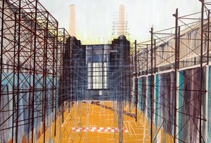 Work in Progress II, 2014 (öljy ja akryyli kankaalle)