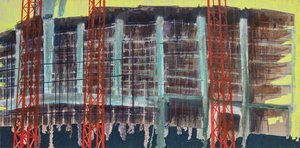 Work in Progress I, 2014 (öljy ja akryyli kankaalle)