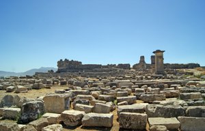 Näkymä kaivauksista Agoralta, Xanthos, Turkki tekijältä Lycian