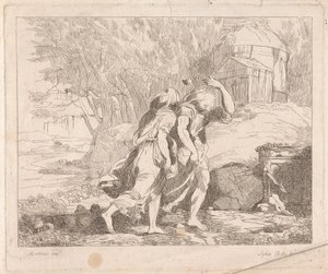 Deucalion ja Pyrrha vedenpaisumusten jälkeen