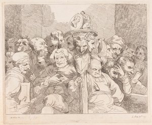 Shakespearen medaljongin ympärille kootut kirjalliset hahmot