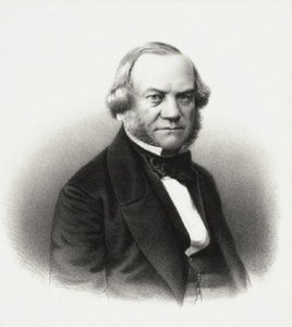 Keisarillisten teatterien johtajan Aleksanteri Mihailovitš Gedeonovin muotokuva, 1858. tekijältä M. Baryshev