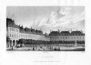 Place Royal, Pariisi, 1830