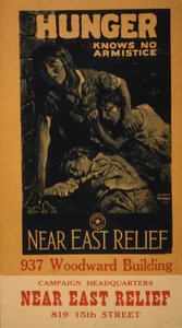 Nälkä ei tunne aselepoa – Near East Relief, 1919 tekijältä M. Leone Bracker