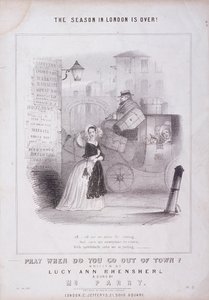London Bridge Wharf, Lontoo, 1840