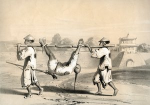 "Luonnos seinältä suuren hyökkäyksen jälkeisenä aamuna", Kiina, 1860.