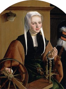 Saksa: Weibliches Bildnis, Anna Codde Muotokuva (mahdollisesti) Anna Coddesta, Pieter Gerritsz Bickerin vaimosta. tekijältä Maarten van Heemskerck