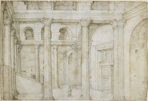 Pantheonin eteishalli tekijältä Maarten van Heemskerck