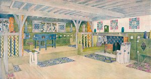 Musiikkihuone talossa Crowboroughissa, c1902