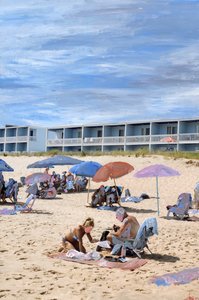 Montauk, 2021 (akryylimaali arkistopigmenttiprintillä)