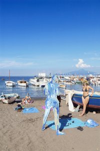 Sorrento Blue (akryylimaali arkistopigmenttipainatuksessa)