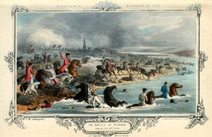Kahdeksastoista jalkarykmentti, Blenheimin taistelu, 13. elokuuta 1704 tekijältä Madeley