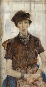 Miss Brown (öljy kankaalle)