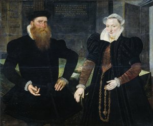 Retrat de Gillis Hooftman, armador, i la seva dona Margaretha van Nispen (Gilles van Eichelenberg, anomenat Hoffman) finlandès