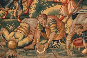 História de Gideão, final do século XVI (seda e lã) finlandesa tekijältä Maerten van Heemskerck
