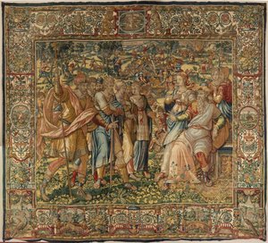 História de Gideão, final do século XVI (seda e lã)