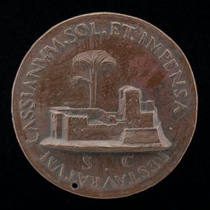 Linnoitus korkealla puulla [kääntöpuoli], 15201530.