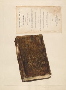 Kirja - Englannin kielioppi, c. 1936. tekijältä Magnus S. Fossum