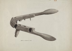 Bullet Mold, c. 1937.