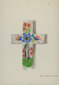Sementtipääkivi, n. 1937. tekijältä Majel G. Claflin