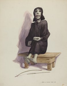 Kuoleman hahmo Muerto, n. 1937. tekijältä Majel G. Claflin
