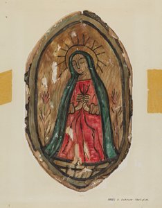 Alttaritaulu - Santa Maria, n. 1939. tekijältä Majel G. Claflin