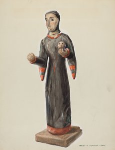 Santa Rita - Bulto, n. 1938. tekijältä Majel G. Claflin