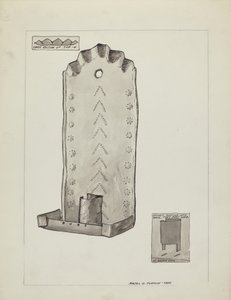Tinainen kynttilälamppu, 19351942. tekijältä Majel G. Claflin