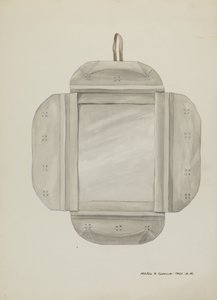 Peltipeilin kehys, n. 1937. tekijältä Majel G. Claflin