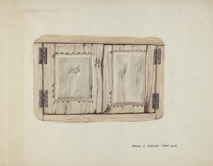 Kaksi seinäovea, c. 1937. tekijältä Majel G. Claflin
