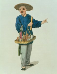 Apothecary, levy 26 teoksesta "The Costume of China", kaiverrettu J. Dadley, 1800