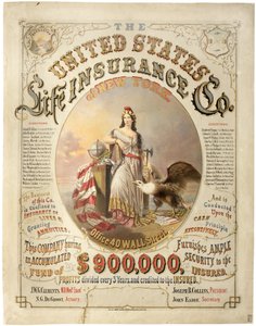 United States Life Insurance Co. of New York, (litografia)
