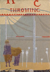 The Coconut Shy, n. 1920 (öljy kankaalle)