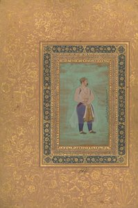 recto: Prinssi Danyalin muotokuva, Folio Shah Jahan -albumista, recto: 1500-luvun loppu. tekijältä Manohar