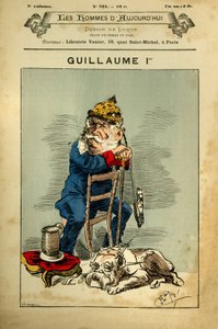 Kansi Nykypäivän miehistä, numero 321, kuvitus Manuel Luque (1854-1919): Saksa Preussi - Bismarck Otto Von, William I