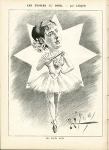 Manuel Luquen (1854-1919) kuvitus elokuvassa La Caricature (1880) tekijältä Manuel Luque