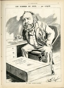 Manuel Luquen (1854-1919) kuvitus elokuvassa La Caricature (1880) tekijältä Manuel Luque
