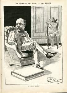 Manuel Luquen (1854-1919) kuvitus elokuvassa La Caricature (1880) tekijältä Manuel Luque