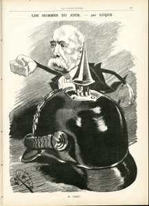 Manuel Luquen (1854-1919) kuvitus elokuvassa La Caricature (1880) tekijältä Manuel Luque