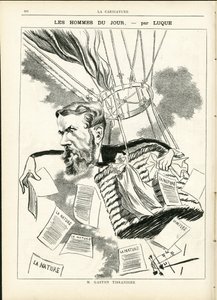 Manuel Luquen (1854-1919) kuvitus elokuvassa La Caricature (1880) tekijältä Manuel Luque