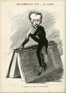 Manuel Luquen (1854-1919) kuvitus elokuvassa La Caricature (1880) tekijältä Manuel Luque