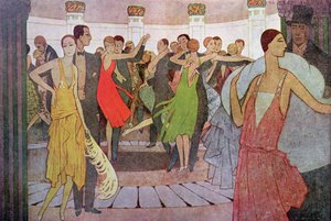 Pariisi yöllä, tanssiklubi Montmartressa, Edmond Haraucourtin teoksesta "L