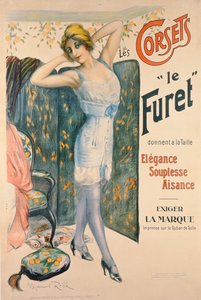 Le Furet -korsettien mainos
