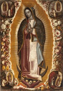 Guadalupen neitsyt (Virgen de Guadalupe) tekijältä Manuel de Arellano