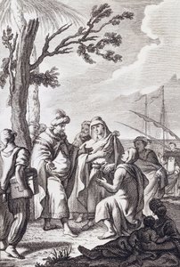 Kuvitus Miguel de Cervantesin "Algerin sopimukselle". tekijältä Manuel de la Cruz y Cano