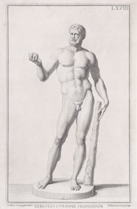 Herkuleen patsas, 1734. tekijältä Marc