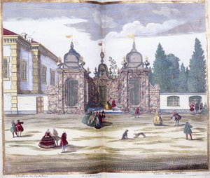 Lintumaja Castellazossa, 1743 tekijältä MarcAntonio dal Re