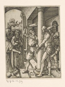 Kristuksen vitsaus Passion of Christ (sarjan nimi) tekijältä Marcantonio Raimondi